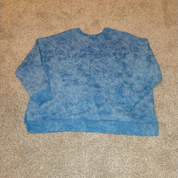 David Bowie 1974 Plus 1X Terra & Sky Blue Bowie Graphic Oversized Sweatshirt - Picture 6 of 8